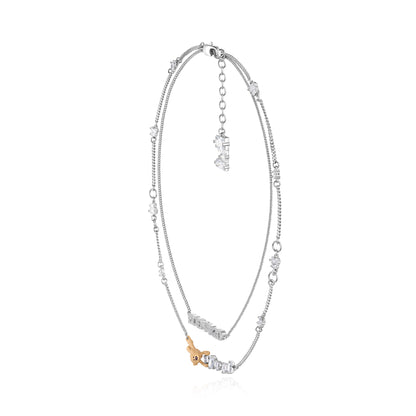13DE MARZO Bear Zircon Unshaped Necklace - 13DE MARZO