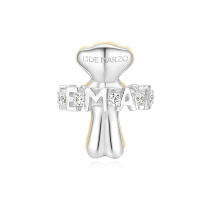 13DE MARZO Bear Hug Heart Ring - 13DE MARZO