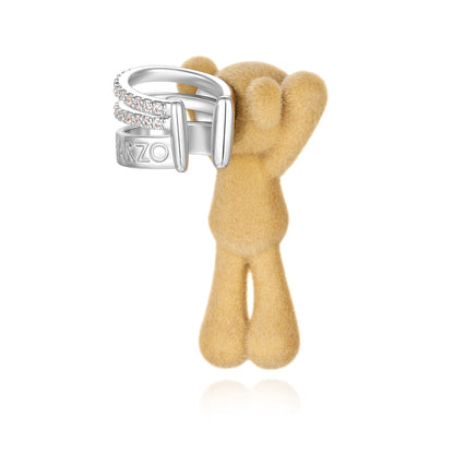 13DE MARZO Huggy Bear Ear Cuff - 13DE MARZO