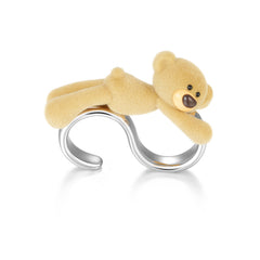 13DE MARZO Bear Double Ring