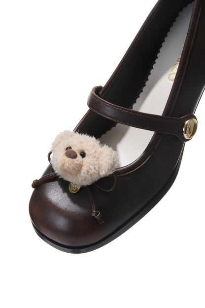 13DE MARZO High Heel Mary Jane Brown - 13DE MARZO
