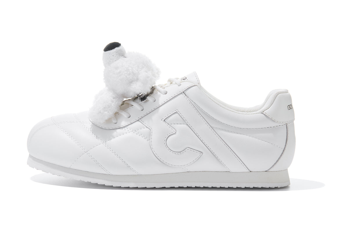 13DE MARZO Quilted Lightweight Casual Shoes White - 13DE MARZO