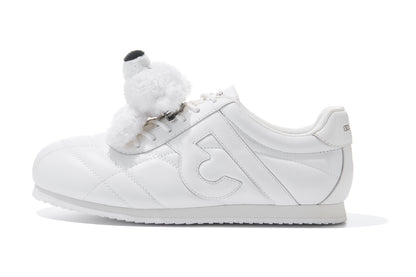 13DE MARZO Quilted Lightweight Casual Shoes White - 13DE MARZO