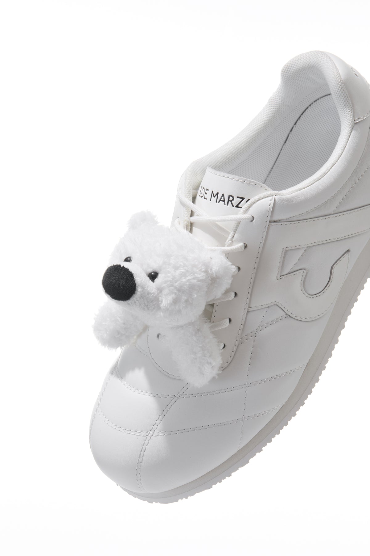 13DE MARZO Quilted Lightweight Casual Shoes White - 13DE MARZO