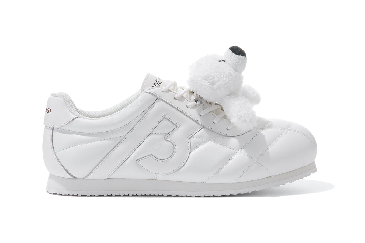 13DE MARZO Quilted Lightweight Casual Shoes White - 13DE MARZO