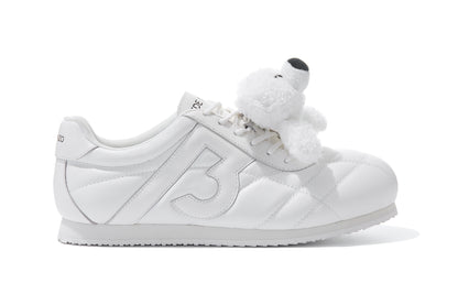 13DE MARZO Quilted Lightweight Casual Shoes White - 13DE MARZO
