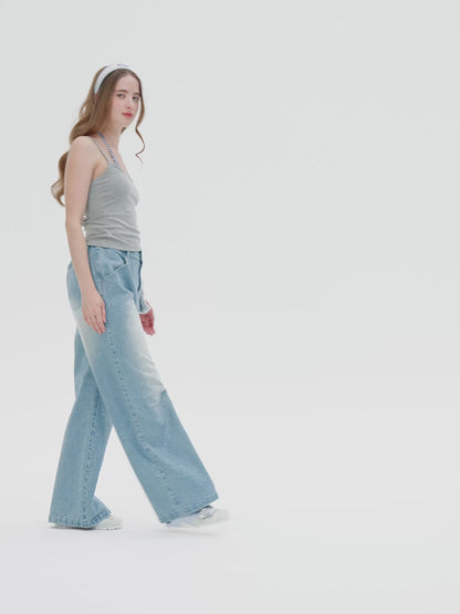 13DE MARZO Sparkle Rhinestone Jeans