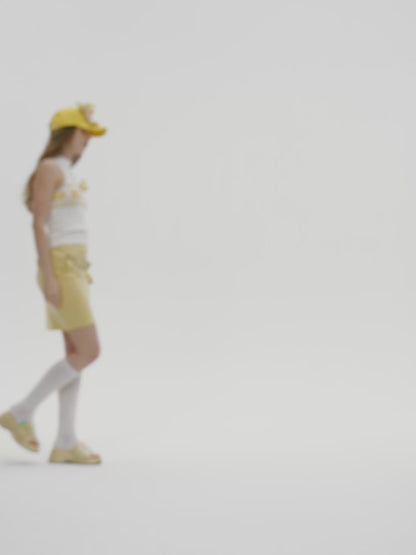 13DE MARZO Lollipop Bear Baseball Cap Yellow