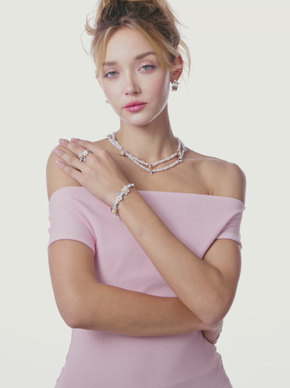 13DE MARZO Floral Bear Ring