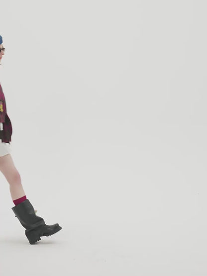 Harry Potter × 13DE MARZO Hogwarts Four Houses Bear Zipper Hoodie