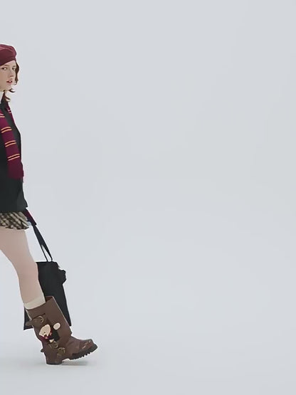 Harry Potter × 13DE MARZO Hogwarts Four Houses Bear Scarf