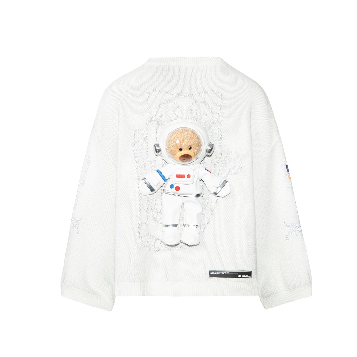 13DE MARZO 3M Reflect Astronaut Teddy Bear Sweater