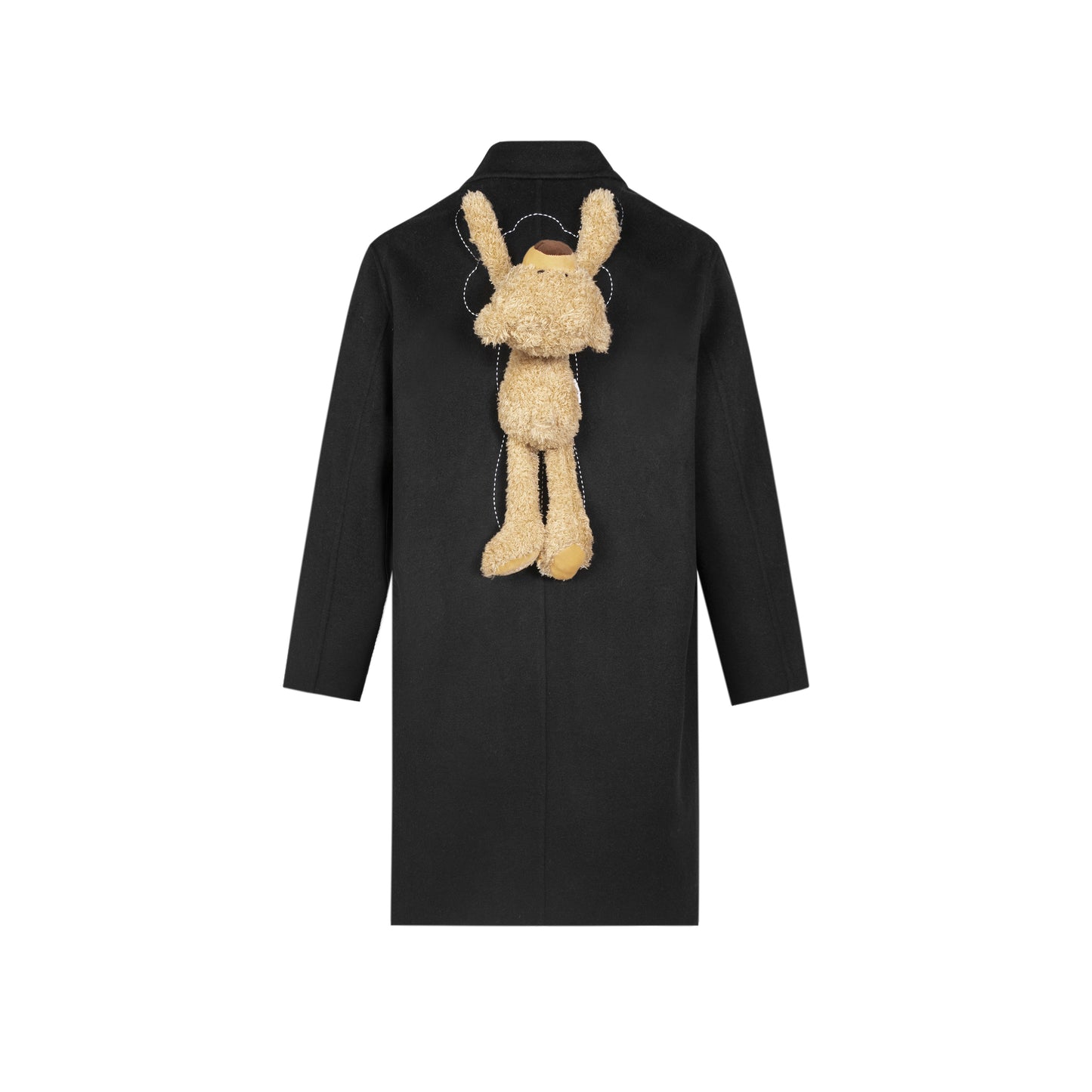 13DE MARZO Palda Bear Woolen Overcoat
