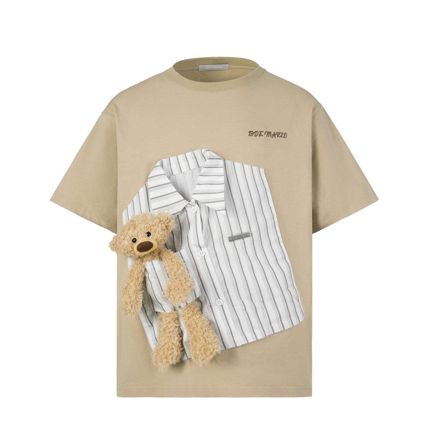 13DE MARZO Extra Shirt Pocket Bear T-shirt