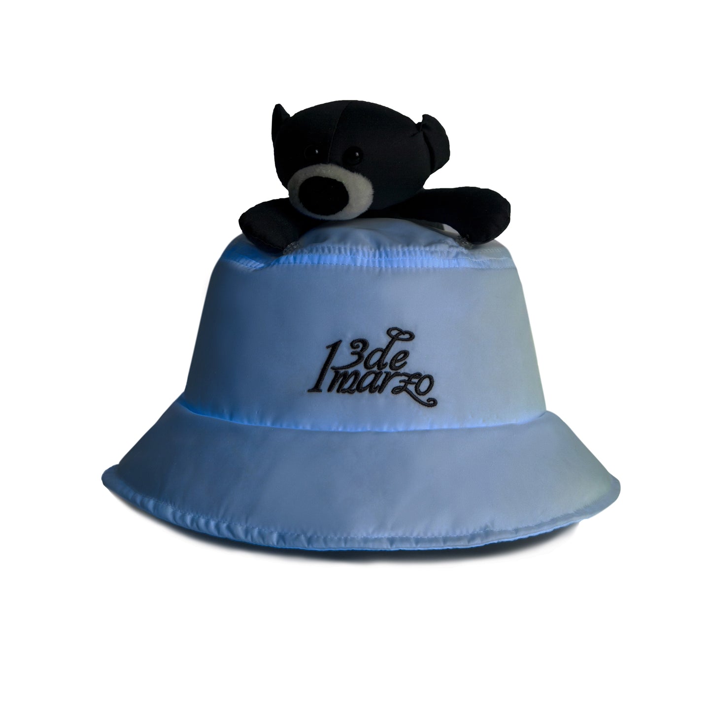 13DE MARZO Bear Fluorescence Down Bucket Hat