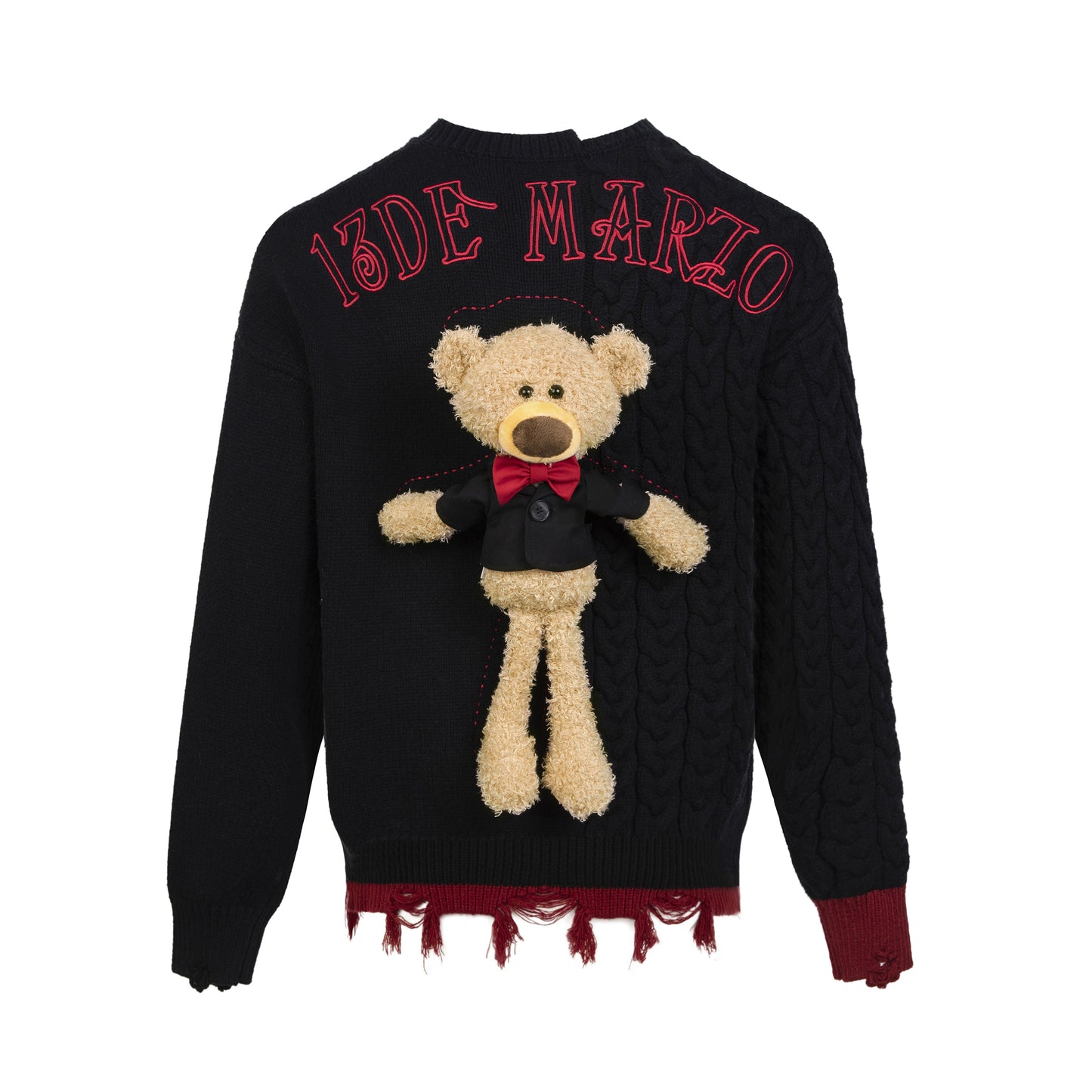 13DE MARZO Valentine Bow&Heart Sweater