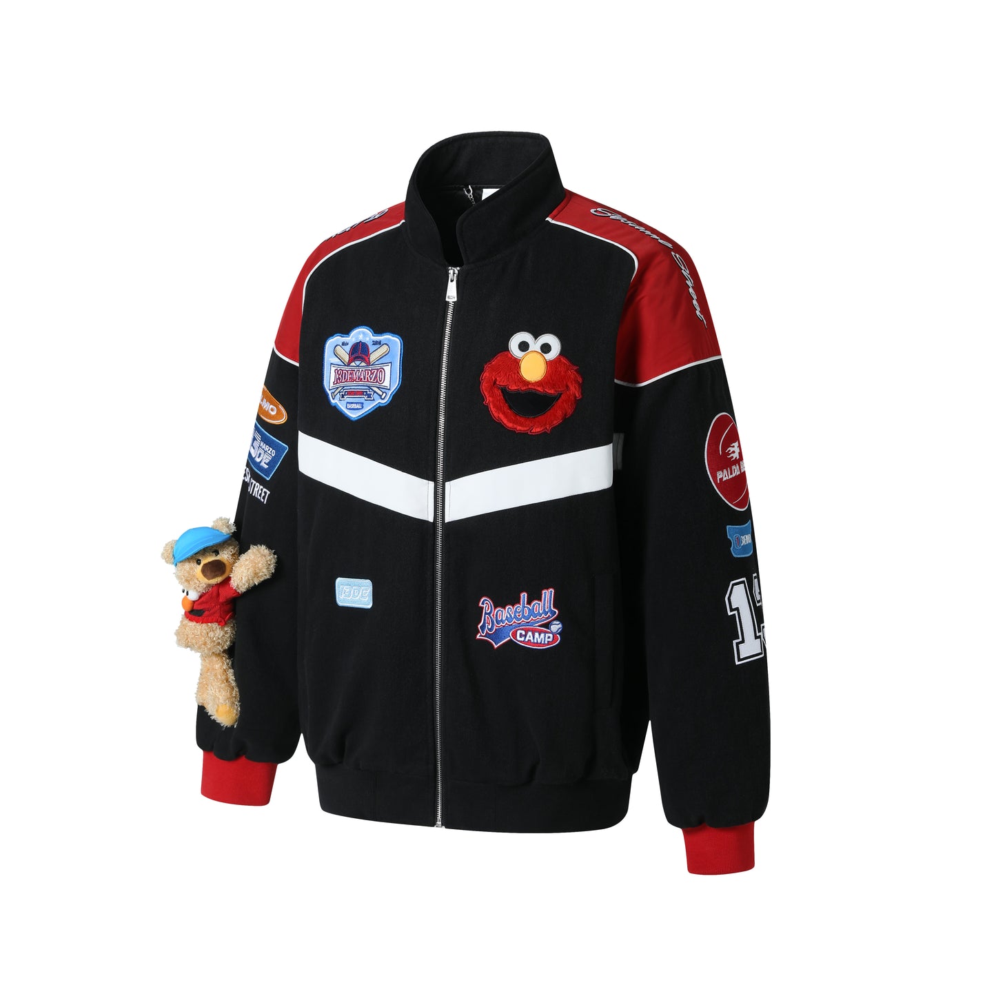 13DE MARZO Elmo Baseball Racing Jacket