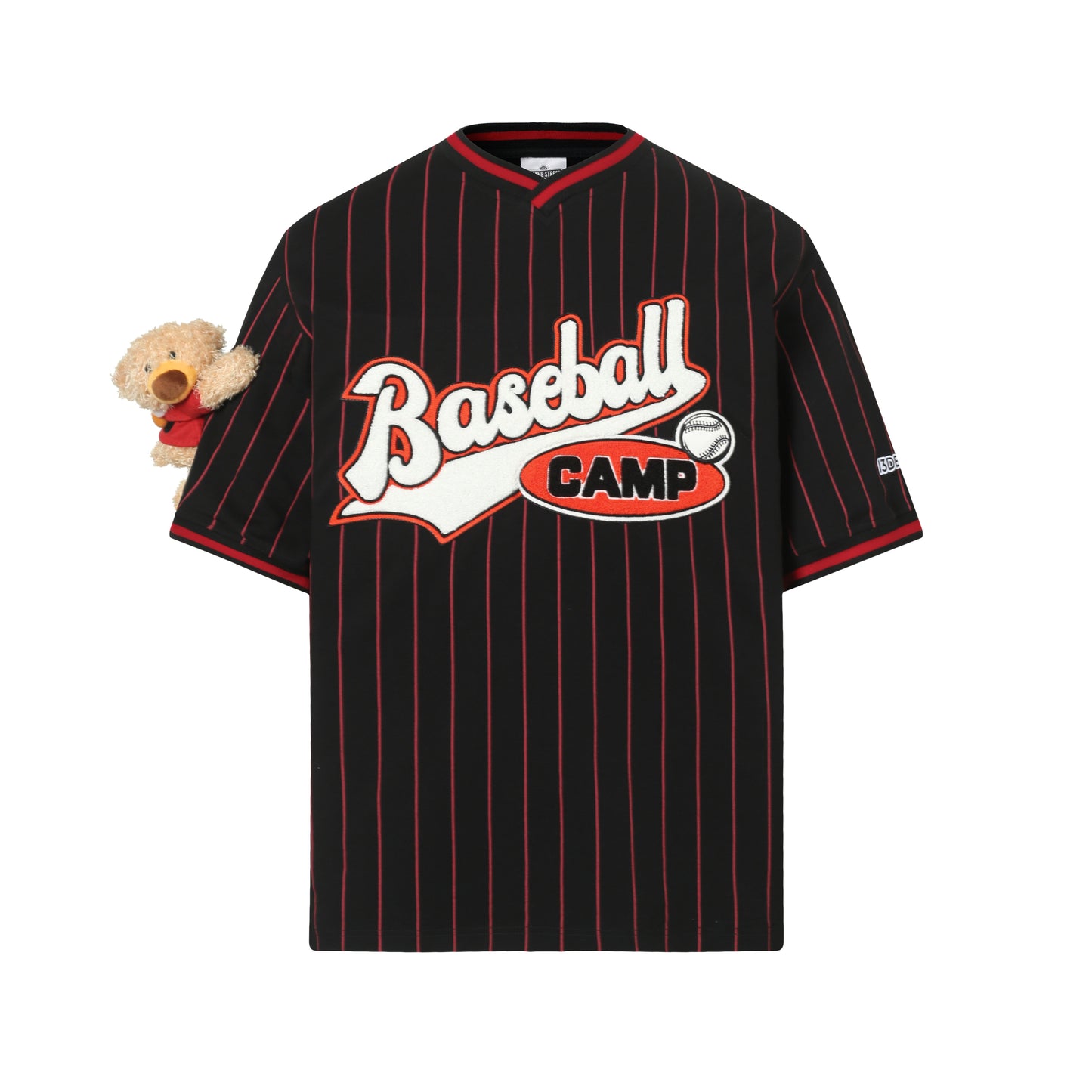 13DE MARZO Elmo V-neck Baseball T-shirt