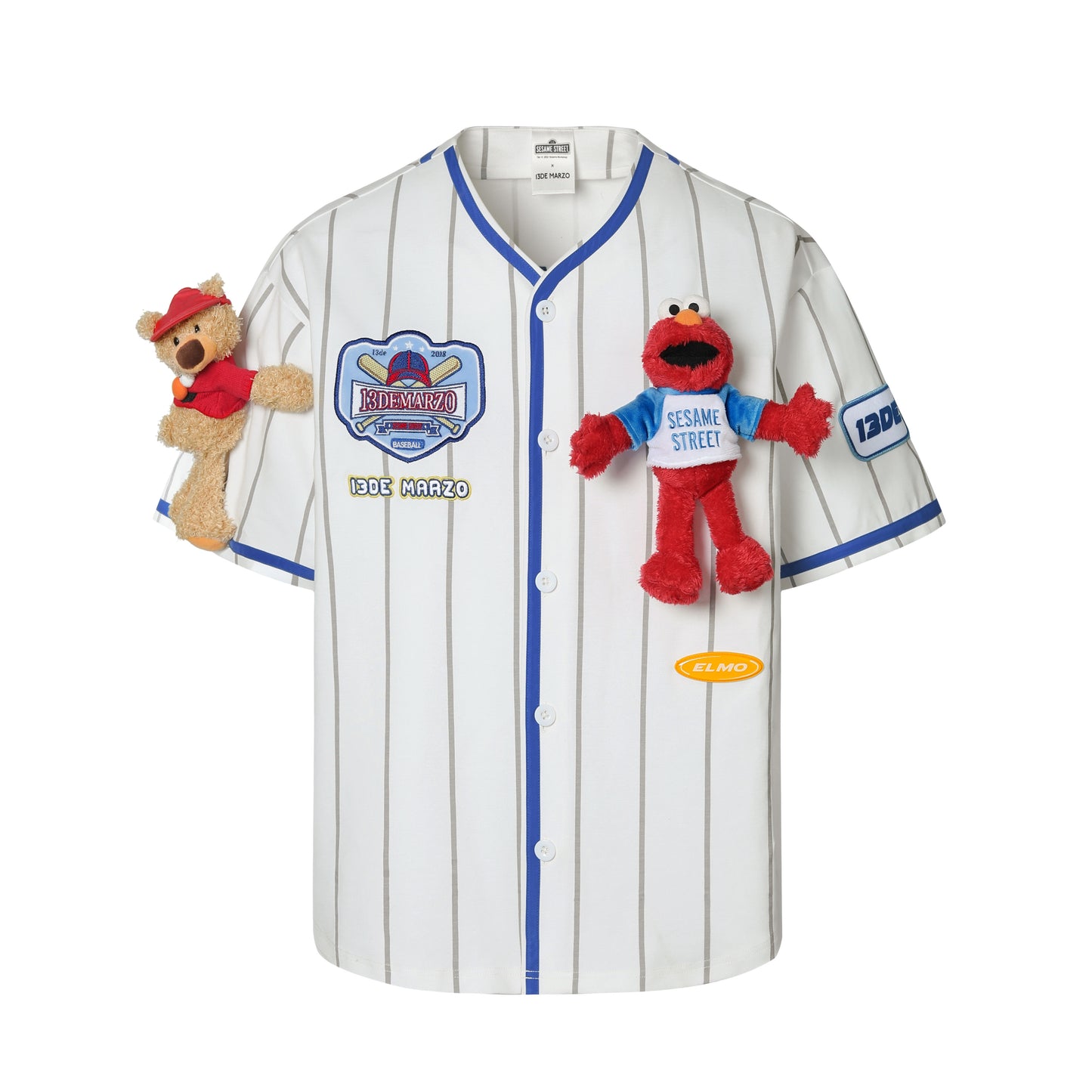 13DE MARZO Elmo Baseball Shirt