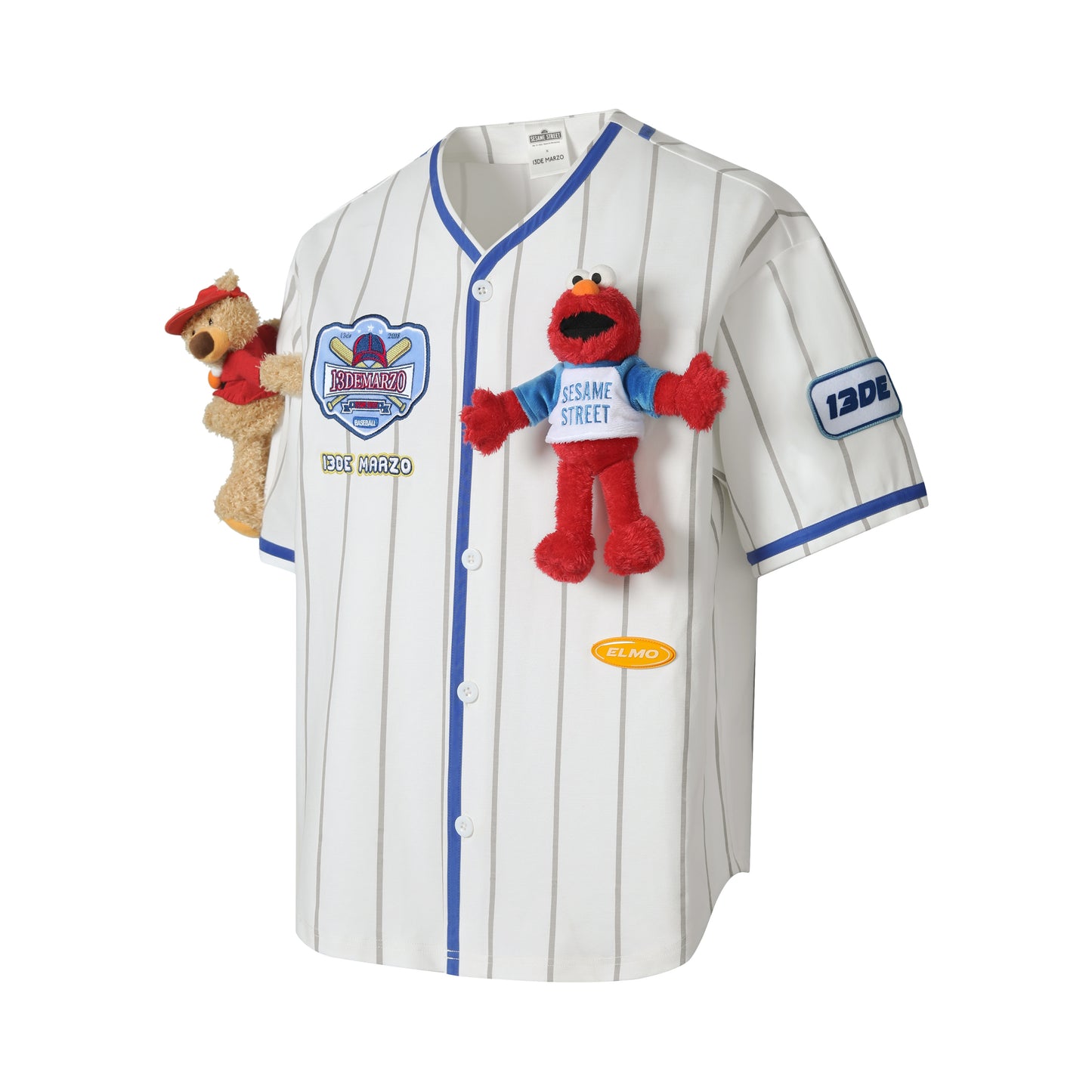 13DE MARZO Elmo Baseball Shirt