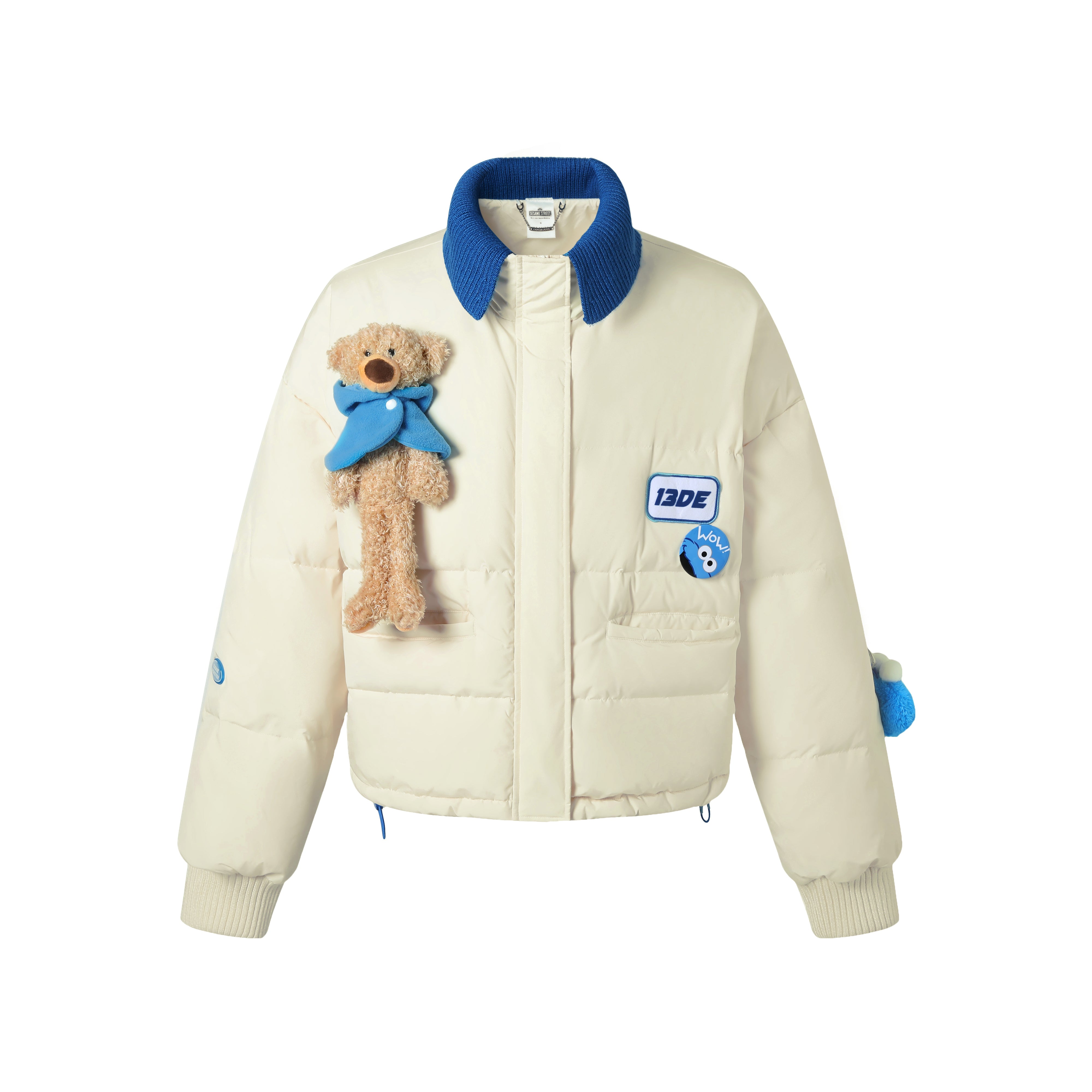 13DE MARZO Cookie Monster Down Jacket