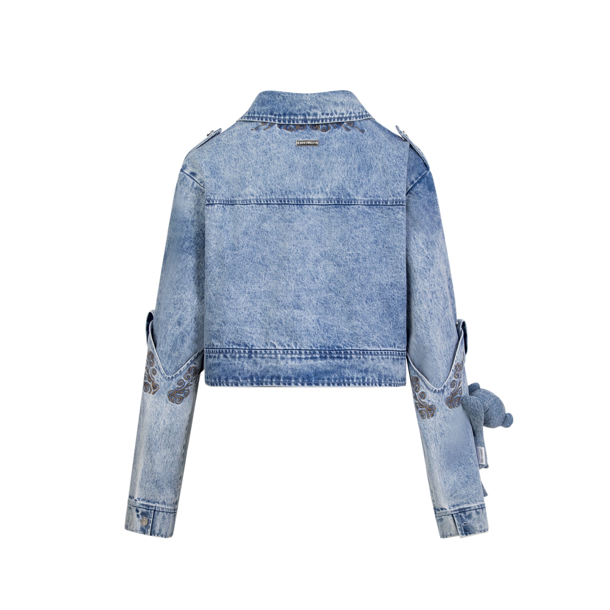 Buy 13De Marzo Palda Bear Zip Sweater Blue Gray Online in Australia