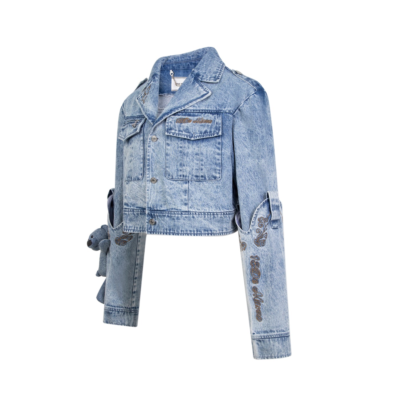 13DE MARZO Removable Cuff Denim Jacket