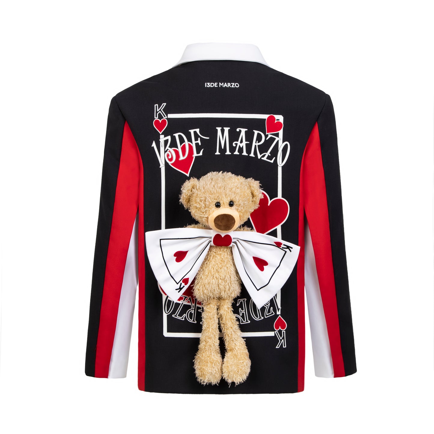 13DE MARZO Bear Heart&Bow Poker Suit