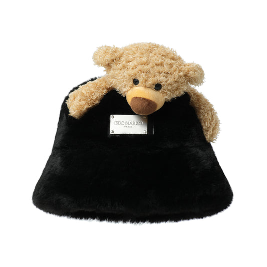 13DE MARZO Furry Bear Bucket Hat