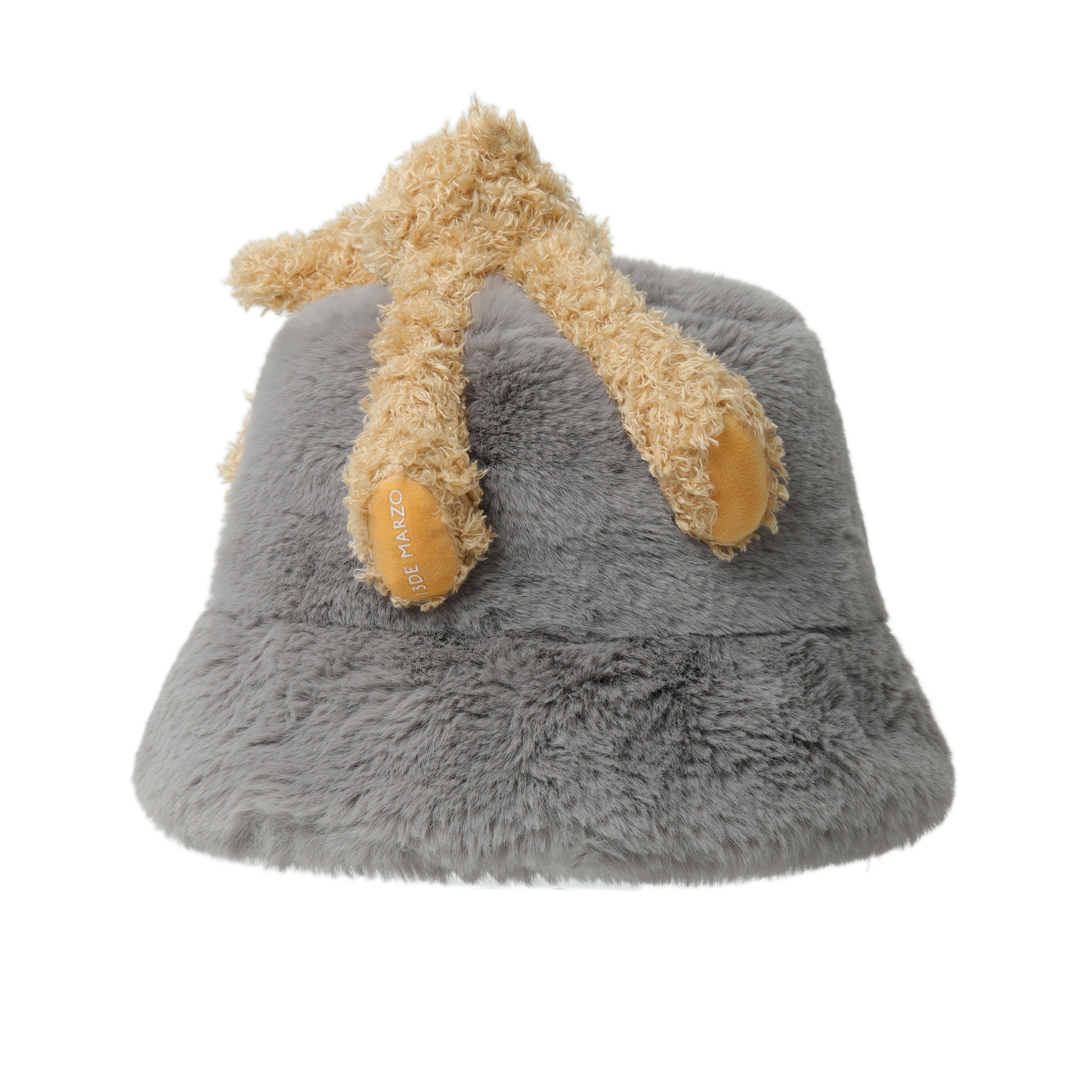 13DE MARZO Furry Bear Bucket Hat