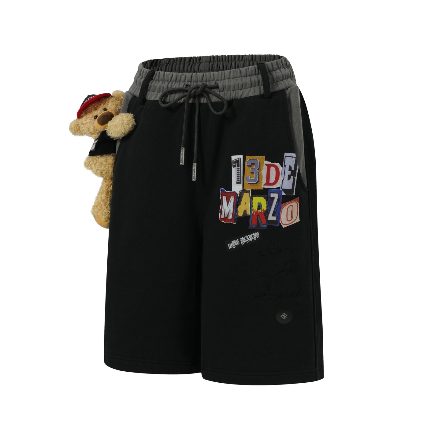 13DE MARZO Clipping Logo Bear Shorts