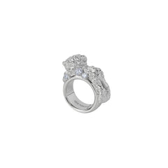 13DE MARZO Bear Zircon Ring